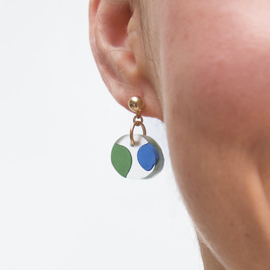 Geo Concrete Bubble Earrings - Type I