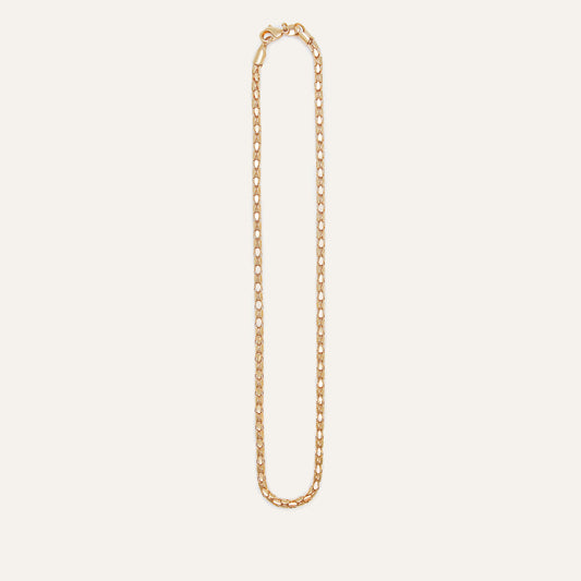 Gold Box Chain Choker - 17 in