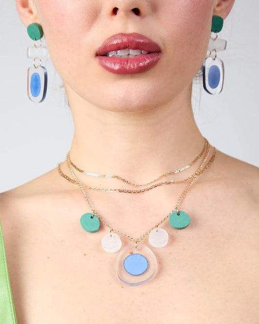 Geo Concrete Bubble Necklace - Type I