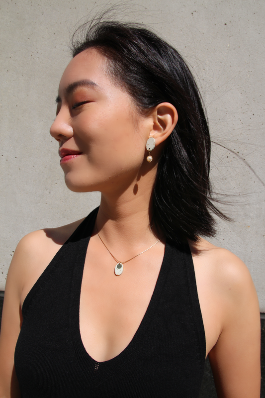 Ballet Dream Concrete Earrings - Type I - Grey