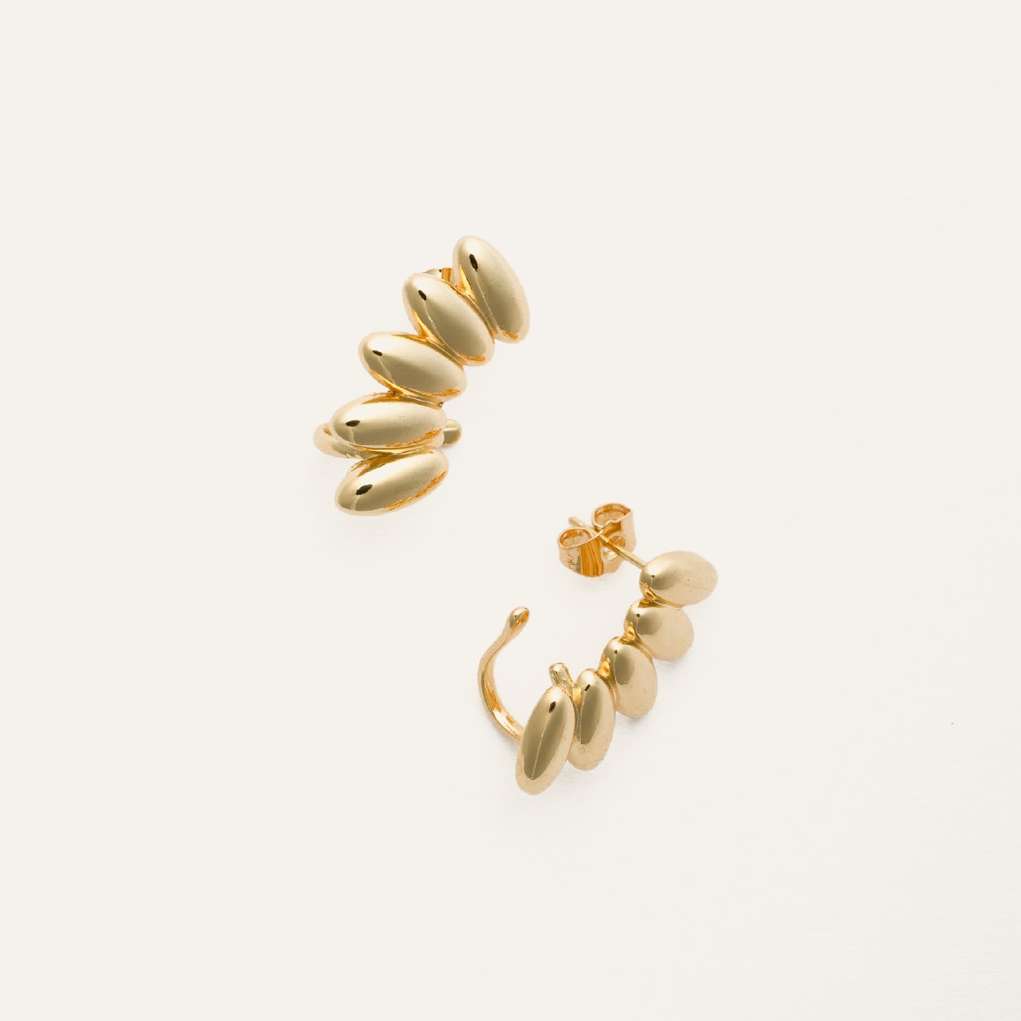 Golden Foliage Earrings