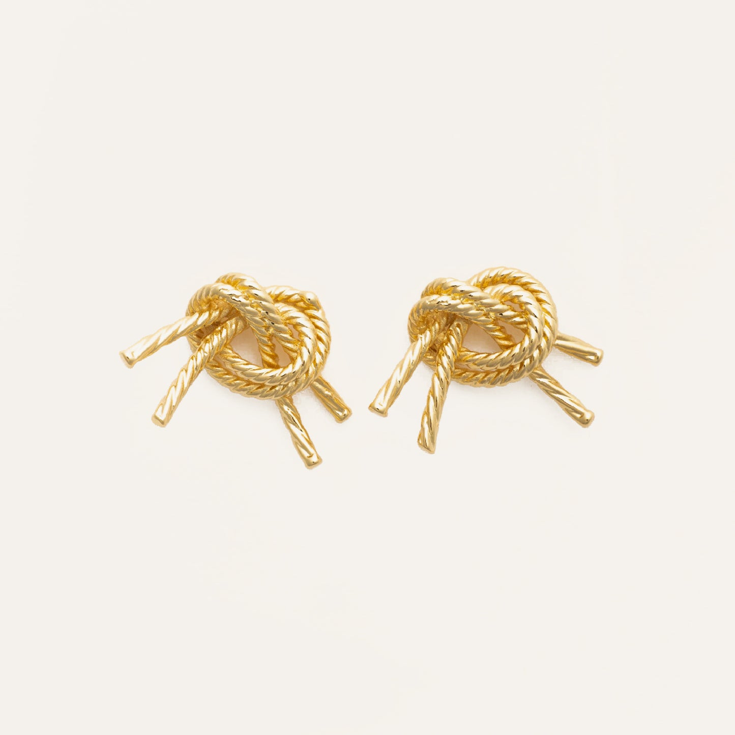 Golden Knot Earrings