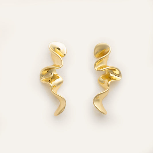 Ribbon Twist Earrings