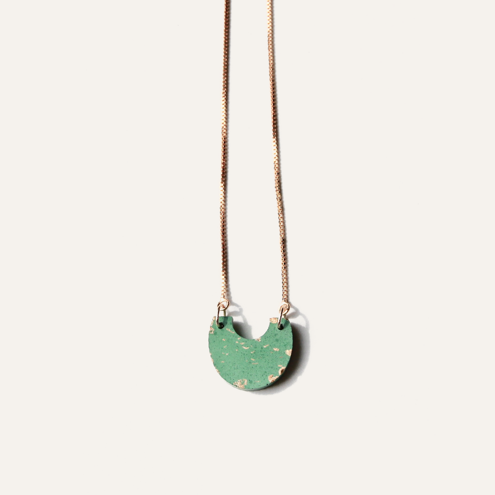 succulent pendant Succulent Concrete Necklace